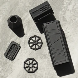 1Set 110000RPM High Power Fan Housing 29mm Turbo Jet Ducted Fan Outer Shell 3D Printing Casing for DIY Assembled Brushless Motor