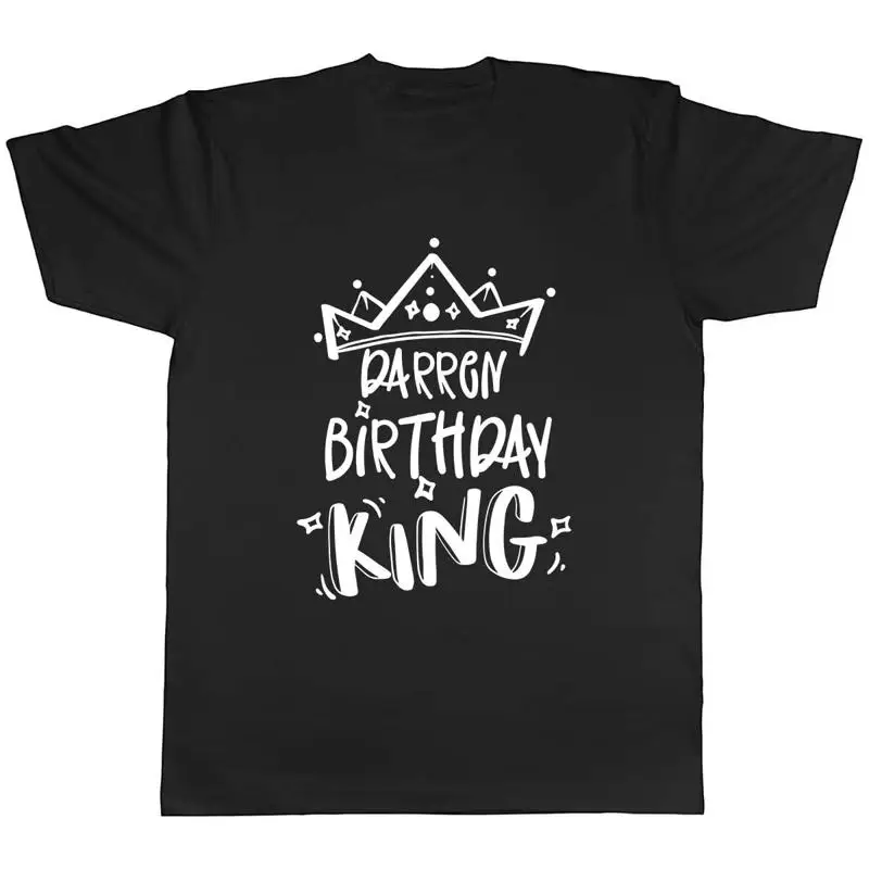 

Personalised Birthday King Mens Unisex T-Shirt Tee