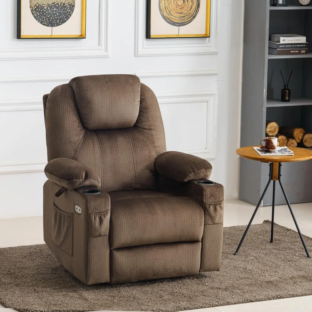 Large Power Lift Recliner Chair Sofa with Massage and Heat Suitable for the elderly, relieve fatigue, free shipping