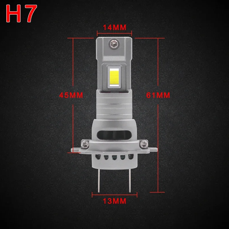 M2P H7 LED Headlights 60W FANS Car Led Light H7 Led Lights for Car Headlight Bulb Plug & Play