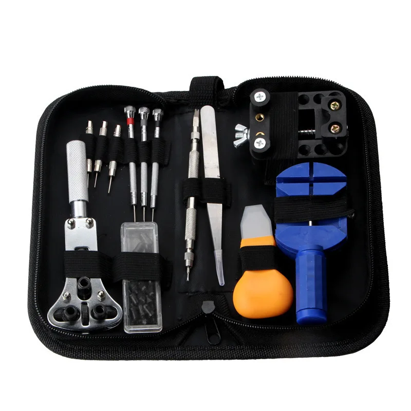Suitable For Watch Repair Tool Kit,43Pcs Watch Back Case Opener Strap Remover & Press Set,Watchmaker Maintenance Hand Tools