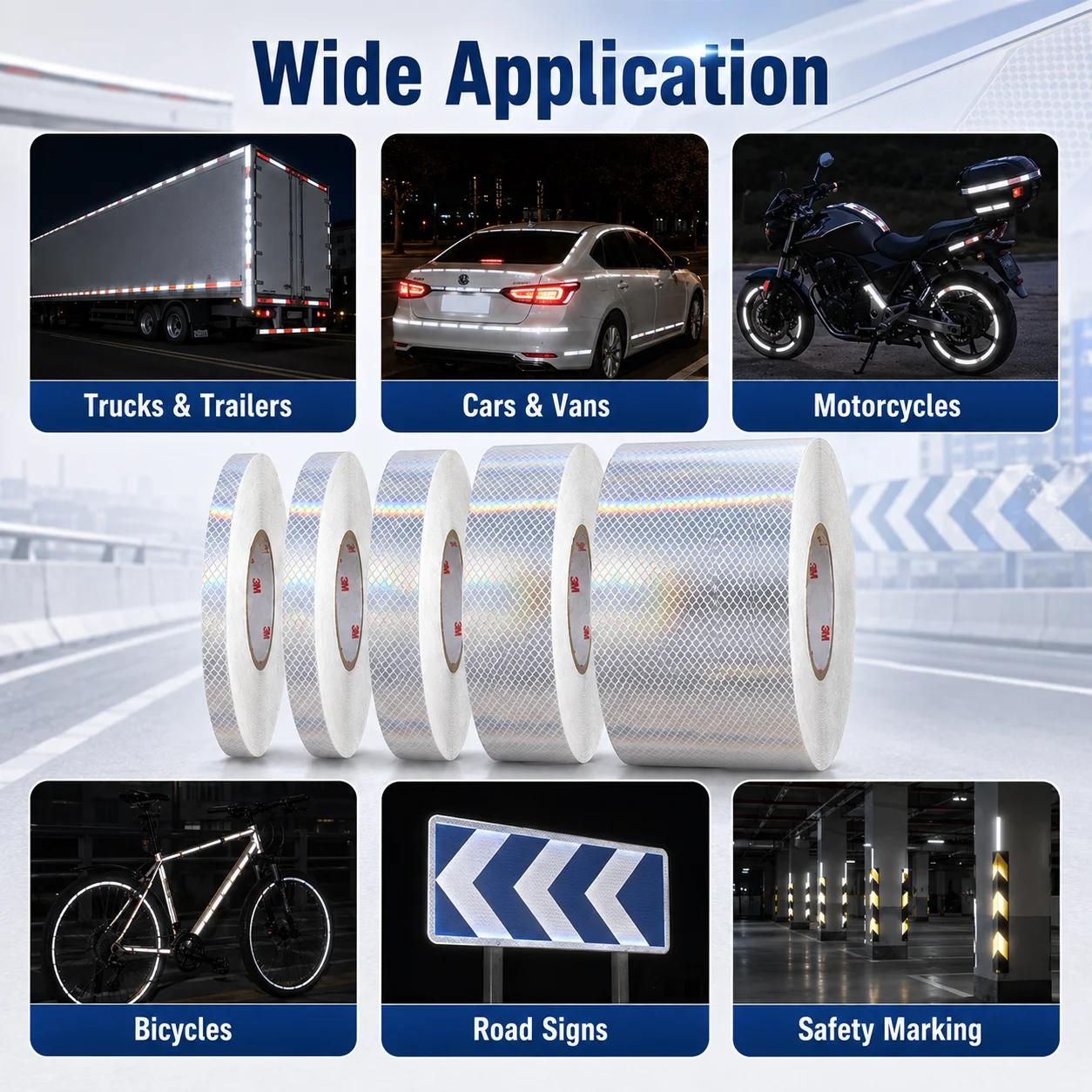 3M 4090 Diamond Grade DG3 Reflective Sheeting High Visibility Prismatic Film For Road Traffic Signs 1.5-30cm X 1m - view 3