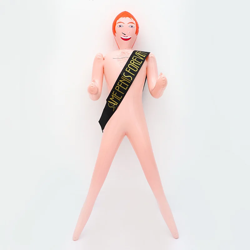 150cm Simulation Inflatable Model Funny Prank Party Decoration Unique Birthday Christmas Surprise Gift for Adult Gathering Stage