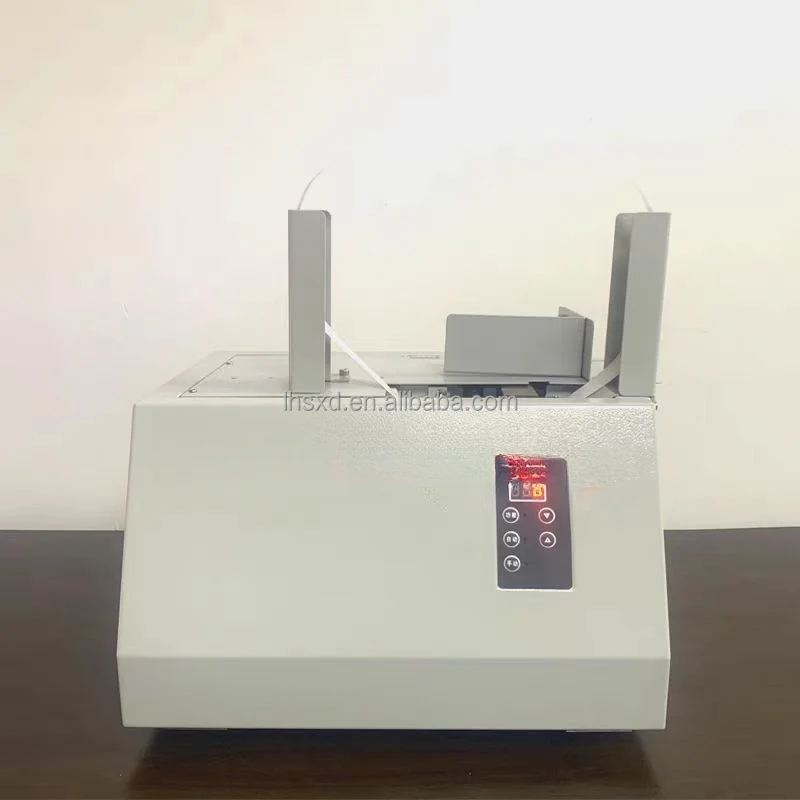 Machine, papieren valutabundelriemmachine Kleine volautomatische papieren doosverpakking