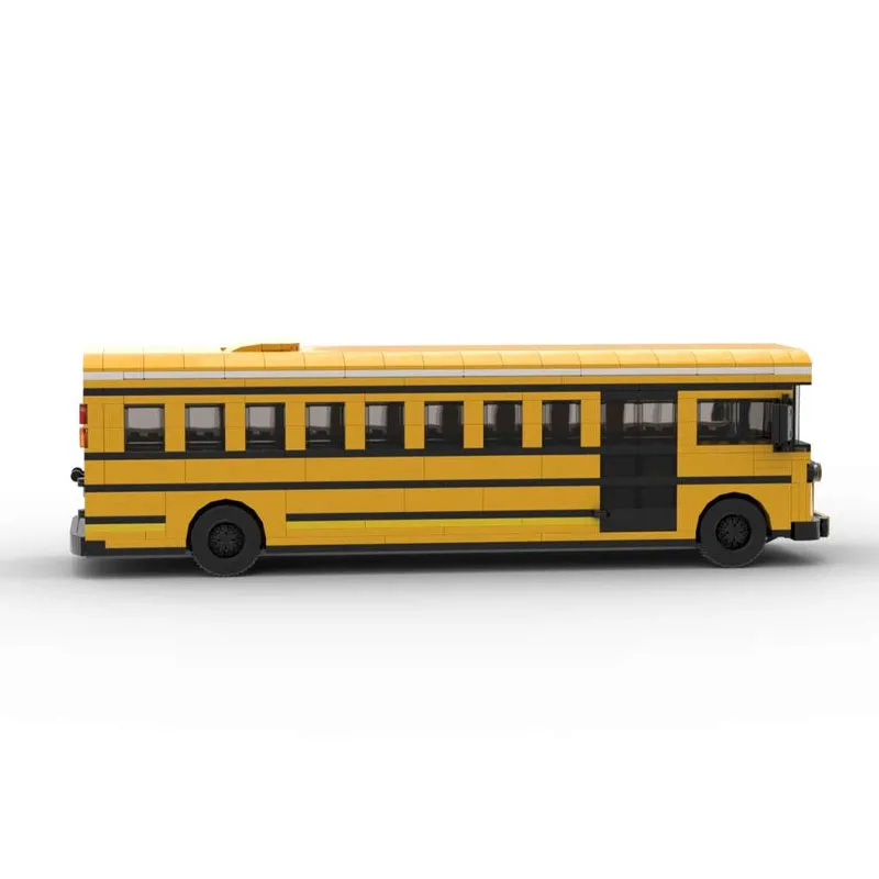 

MOC-93149 City School Kindergarten School Bus Building Block Model 670 Parts MOC Boys Children's Birthday Christmas Toy