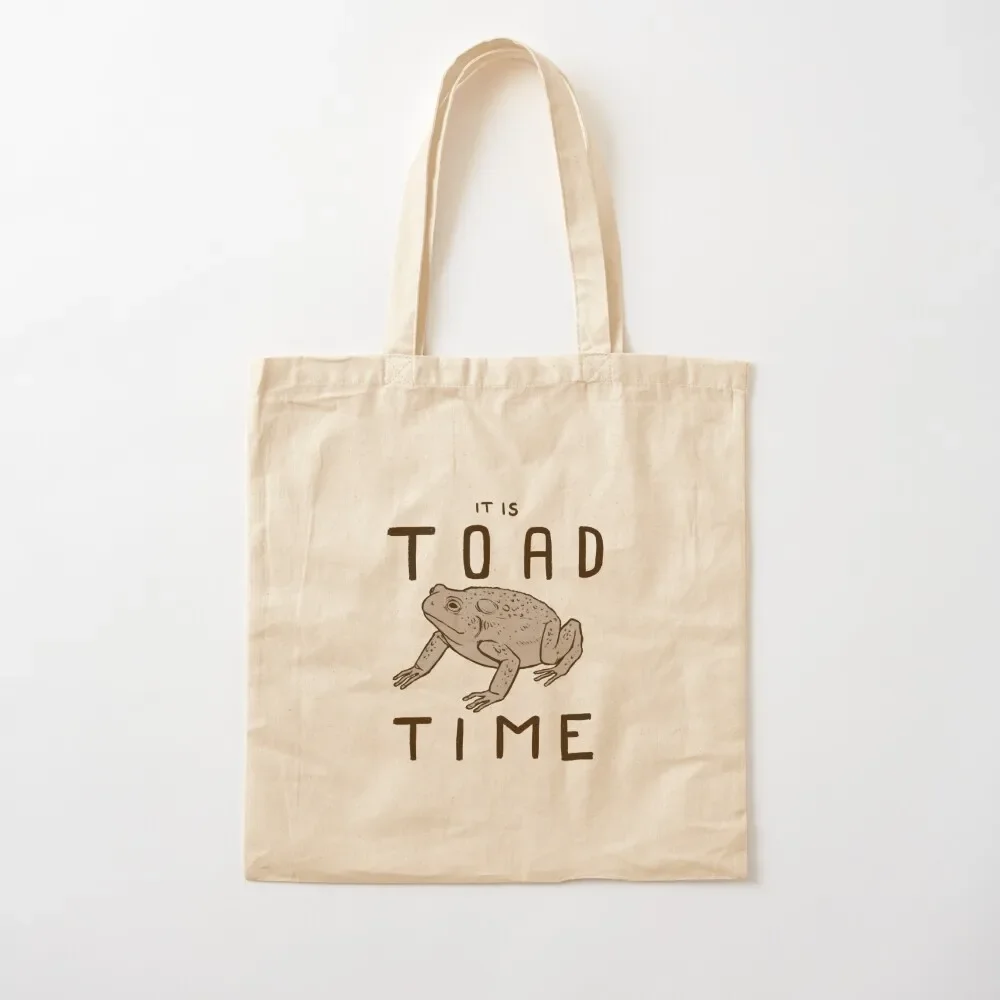 

it is toad time Tote Bag Canvas bag for women Shopping bags tote bags aesthetic Bag