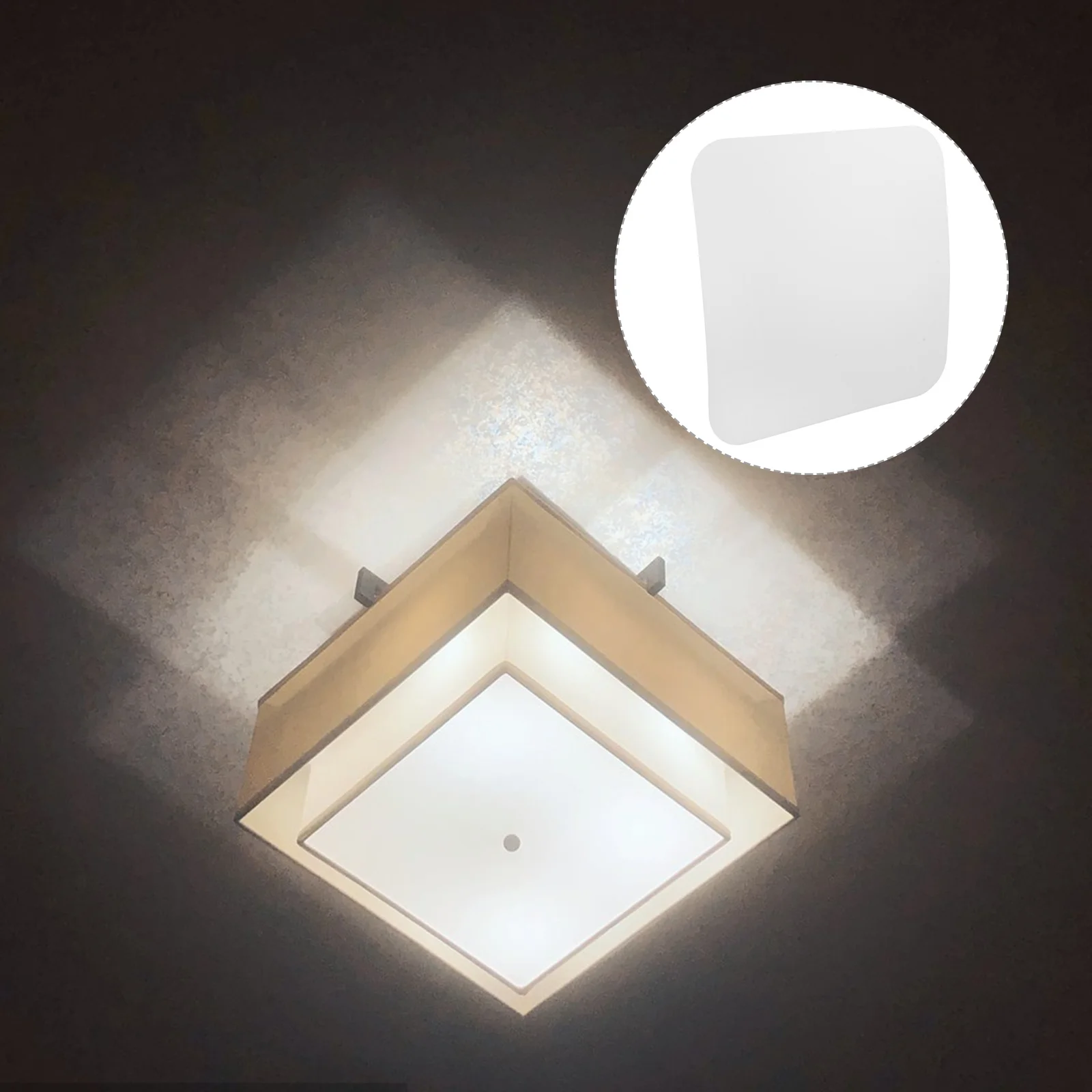 

Ceiling Light Shade Diffuser Square Acrylic Lighting Spread Panel For Bedrooms Living Rooms Modern Fixtures Light Diffuser