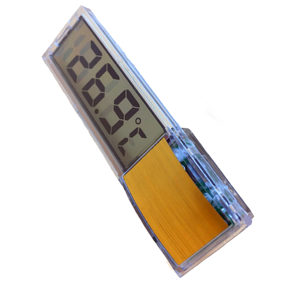 

Mini LCD Thermometer 3D Fish Tank ABS Material Easy Read Aquarium Pet Supplies Accurate Measurement Water Temperature