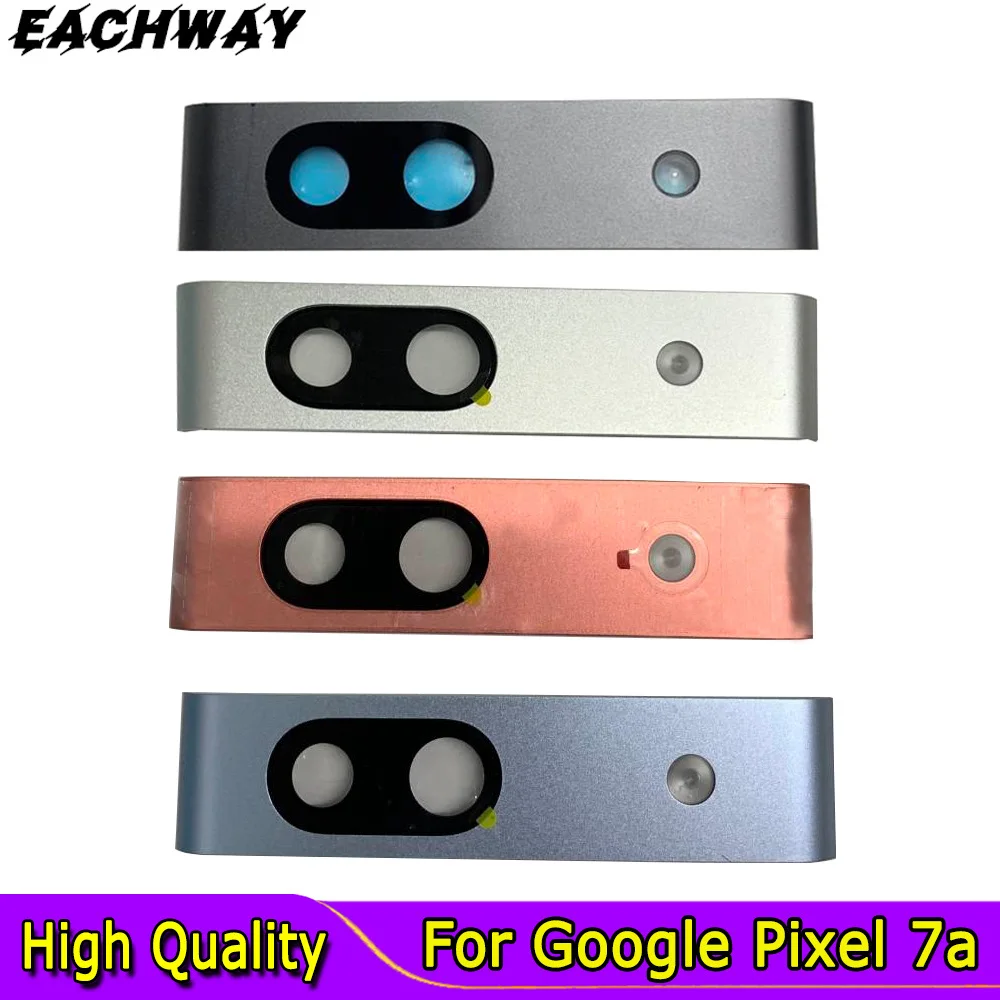 

Pixel7a For Google Pixel 7A Rear Cover Glass Strips Replace For GWKK3 GHL1X G0DZQ G82U8 Back Battery Cover Back Glass Strips