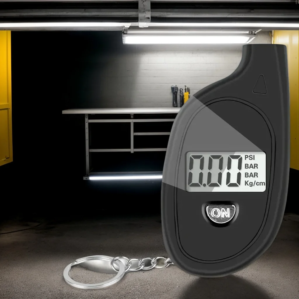 

Цифровой тестер давления в автомобильных шинах-манометр с ЖК-дисплеем для сигнализации безопасности мотоцикла