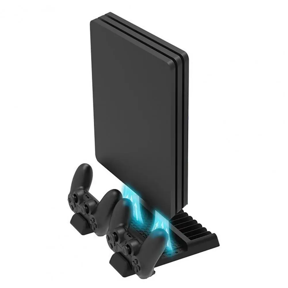 Disc Storage Rack Lightweight Dual Controller Game Console Cooler Base Charging Dock