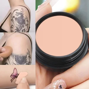 Concealer Full Coverage Tahan Air untuk Tato, Bekas Luka-Alas Bedak Natural Finish untuk Semua Warna & Jenis Kulit 10 nada penjualan terbaik - №