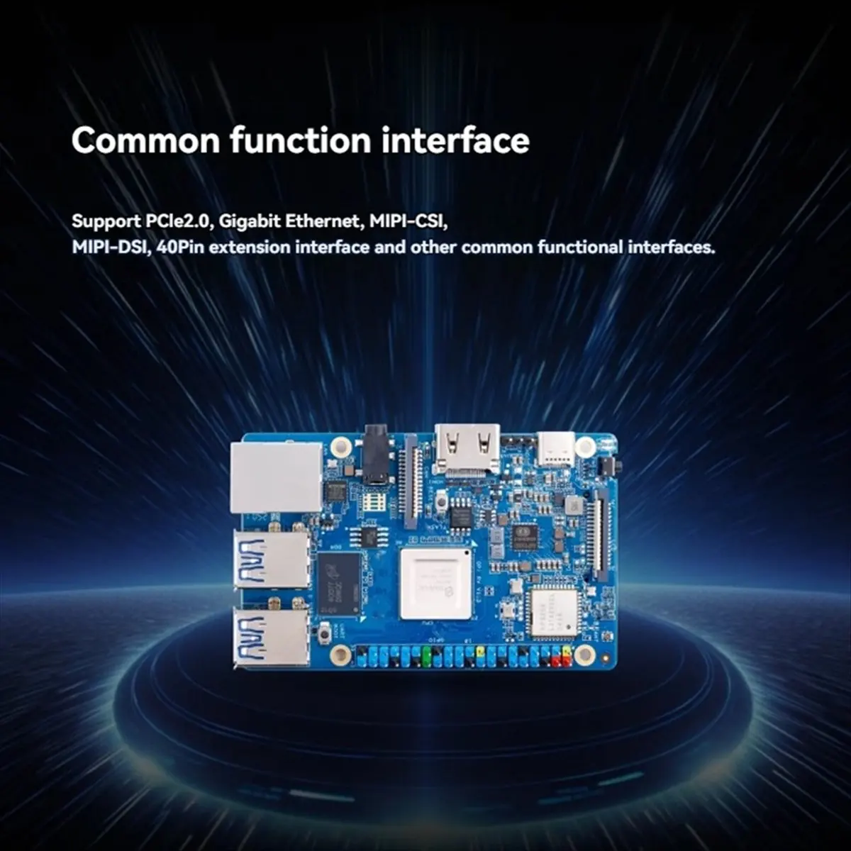 Special Offer-For RV 4-Core RISC-V Development Board 64-Bit Processor WiFi+BT5.0 Gigabit Ethernet USB3.0 3.5mm PCIE2.0, 4GB