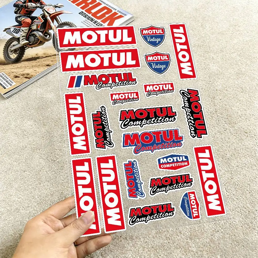 

Светоотражающие наклейки Motul для мотоциклов, предупреждающие о безопасности в темноте, для шлемов скутеров.
