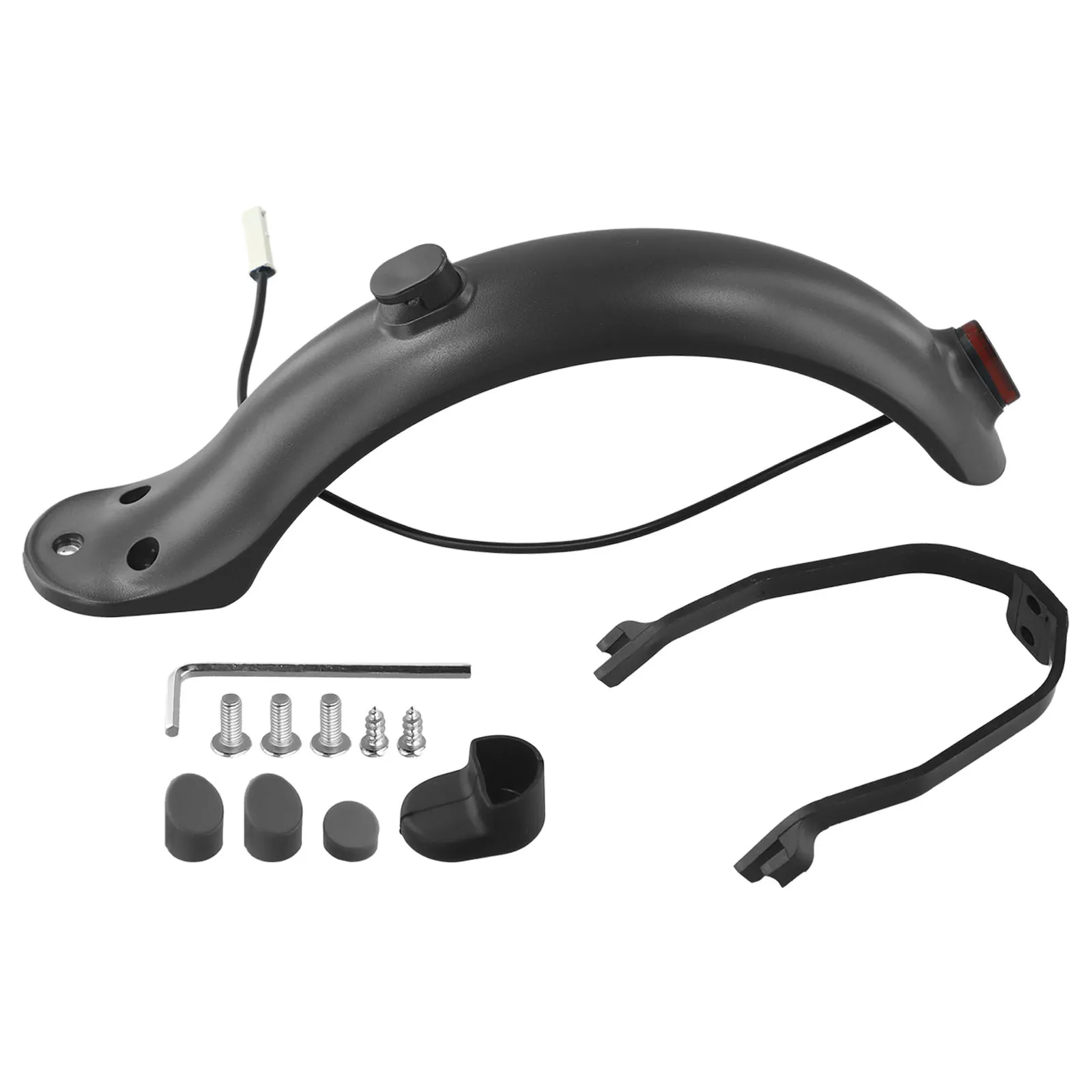 Electric Scooter Mudguard Replacement System for For xiaomi For M365 Including Taillight Rear Guard Bracket and Fasteners