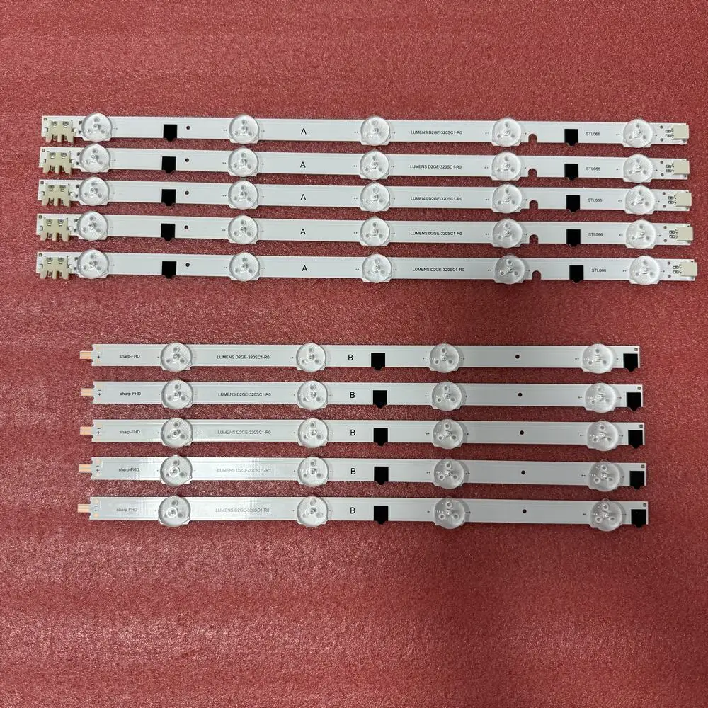 Strip LED 656mm untuk Sharp-FHD CY-HF320BGSV1H UE32F5000 UE32F4000 D2GE-320C1-R0 D2GE-320C0-R0