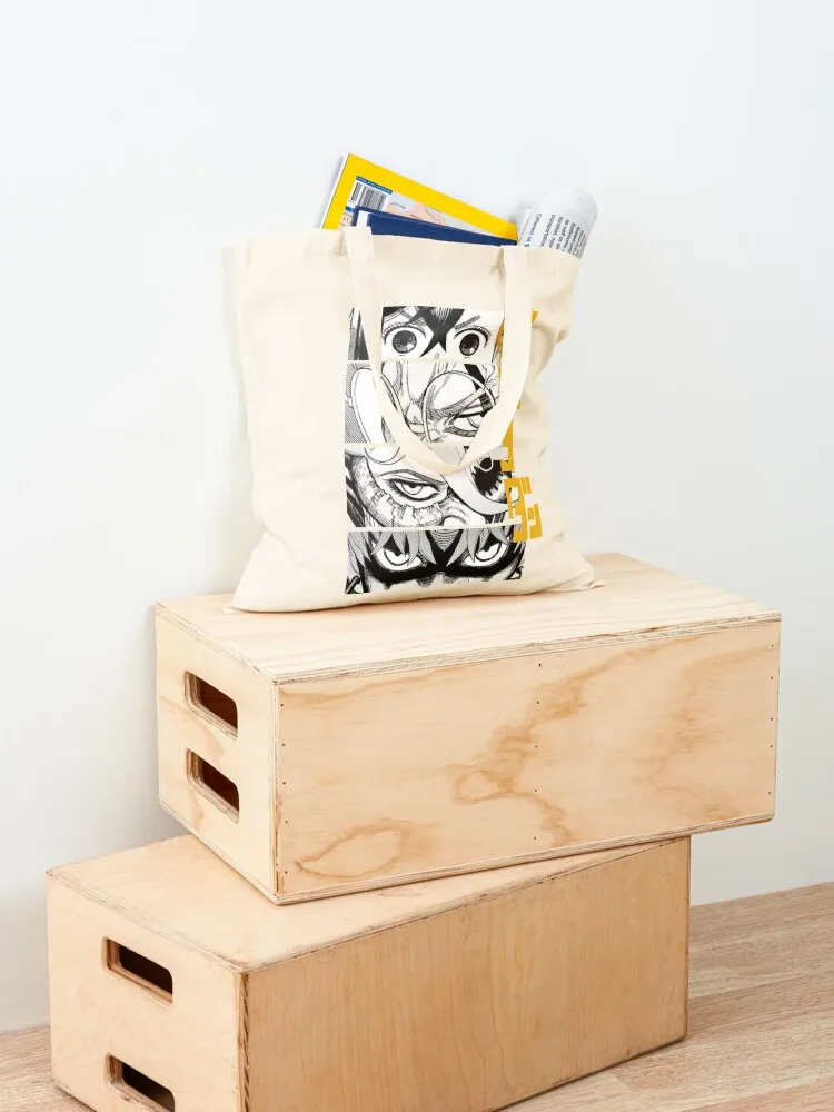 Dandadan Anime Eyes Kaji Tote Bag shoping bag bags woman 2025 Women's tote bag Shopper handbag