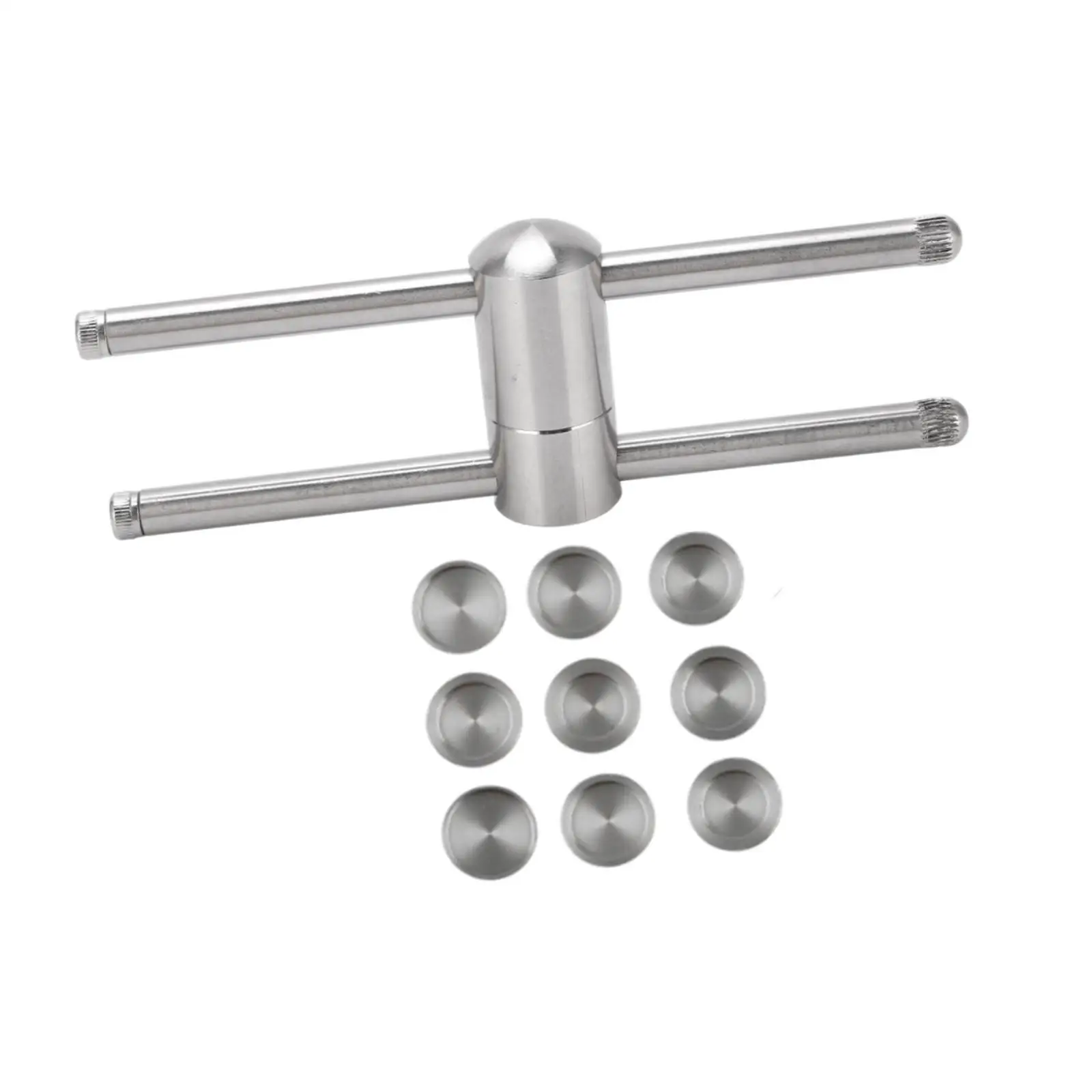 

Cue Tip Press Tool Presser Stainless Steel Billiard Snooker Accessories