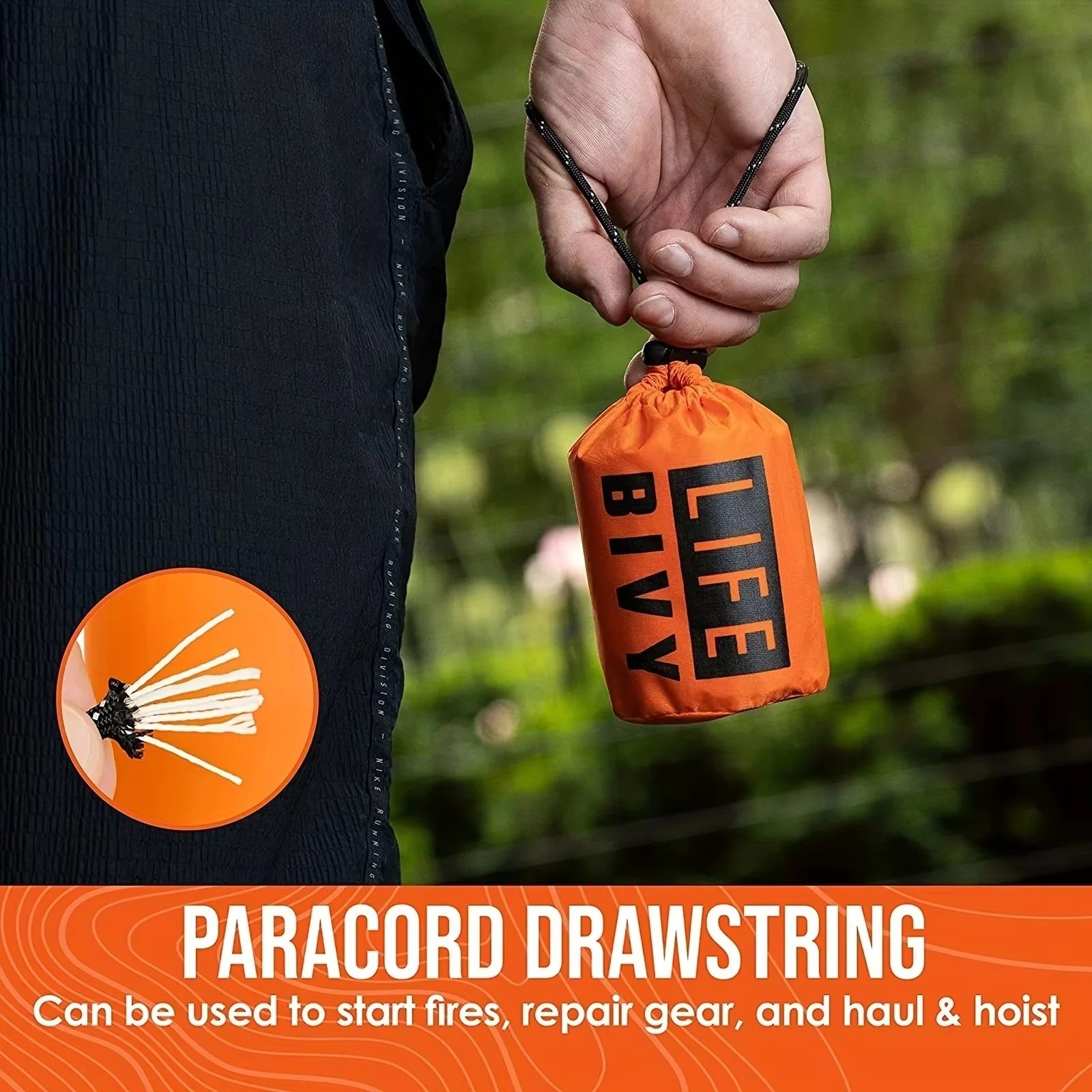 المحمولة مقاوم للماء الطوارئ بقاء كيس النوم في الهواء الطلق Edc التخييم والعتاد كيس حراري الإسعافات الأولية طقم الإنقاذ بطانية مايلر