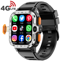 4G Sim Card Android Mobile Phone Smartwatch S8 Ultra S9 GPS WIFI Dual Video Camera Men Fashion hombre PGD Smart Watch