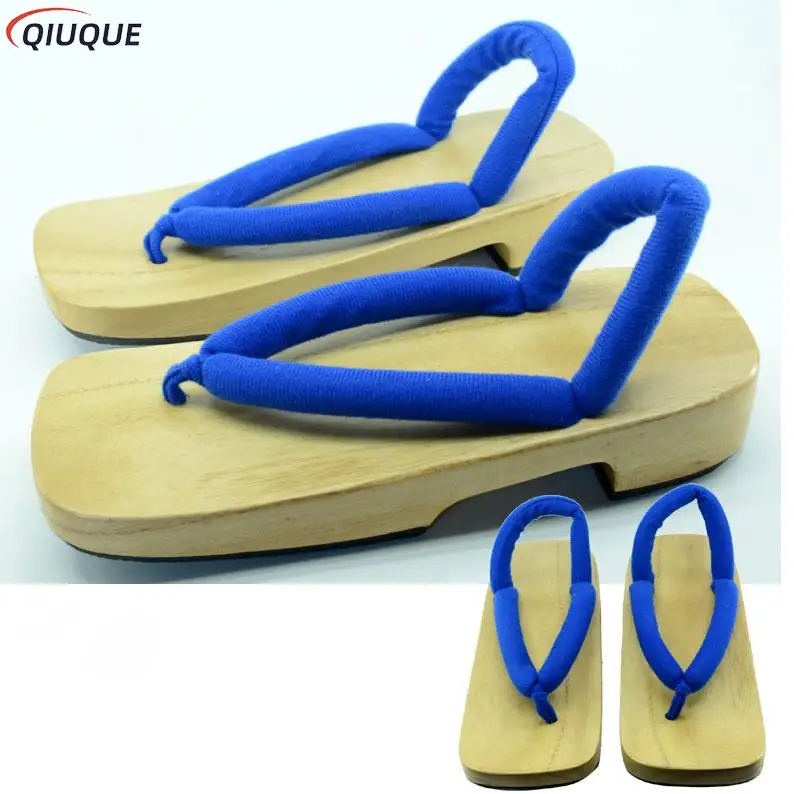 Anime Cosplay Accessory Kamado Nezuko Cosplay Clogs Kimono Flip-flops Geta Slippers Shoes