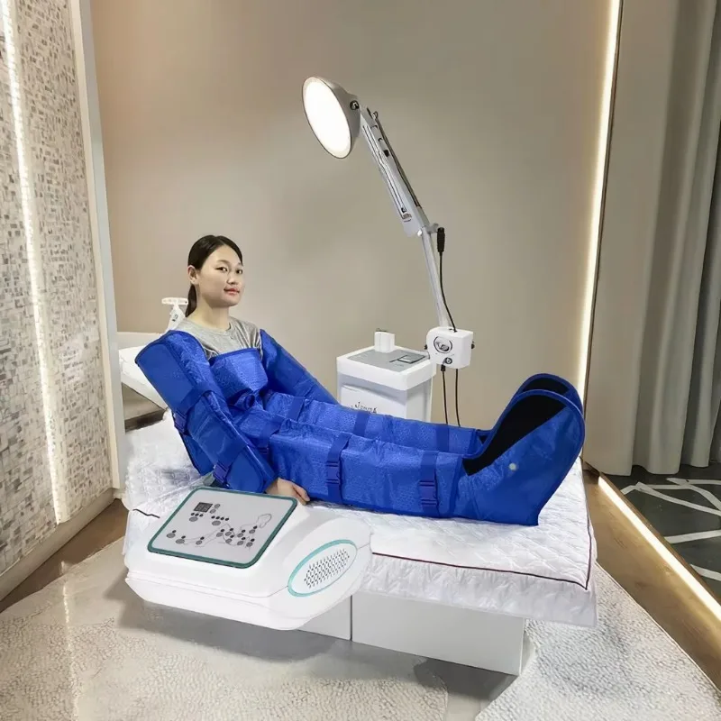 Beauty and Care Products Home Use Lymph Drainage Machine Pressotherapy Air Pressure Leg Massager Arm Massage Machine