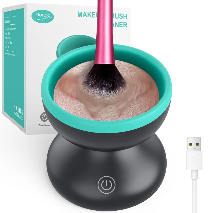 

Electric Makeup Brush Cleaner Machine Automatic Makeup Brush Cleaner for Fast and Deep Cleaning Portable Brush Cleaning Device