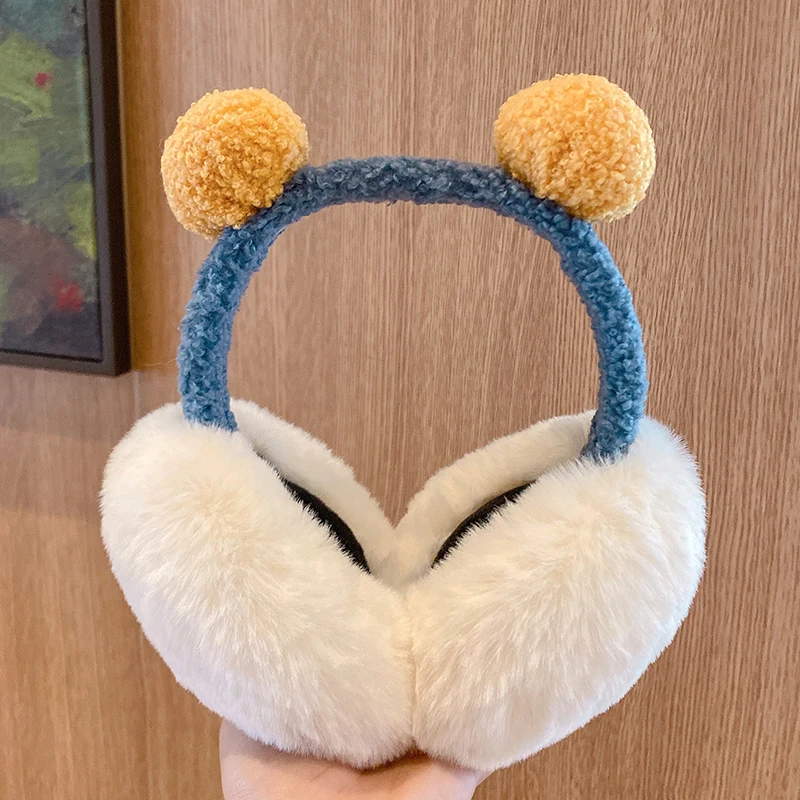 Unisex New Soft Plush Ear Warmer Winter Warm Earmuffs for Women Fashion Earflap Outdoor Cold Protection Ear-Muffs Ear Cover