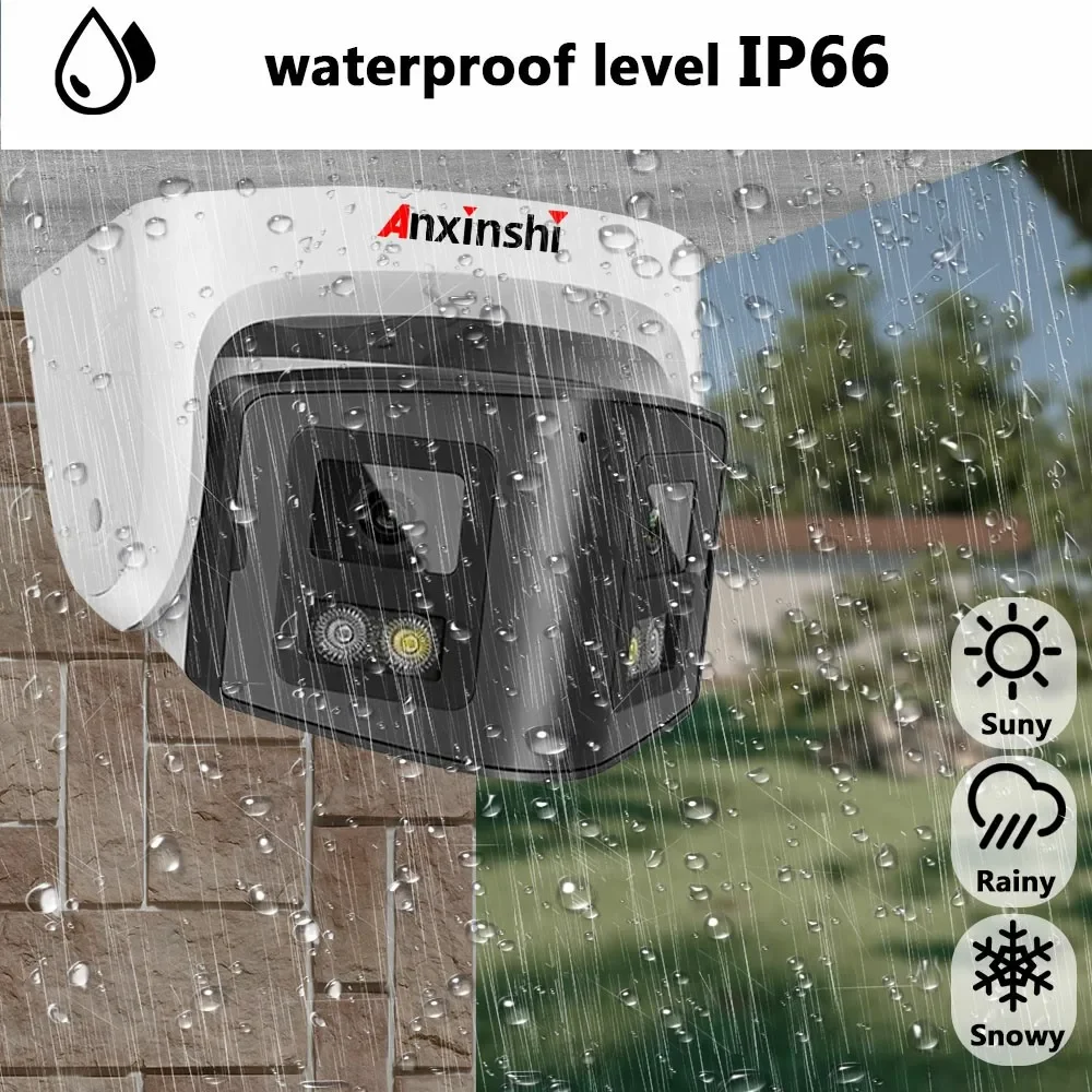 8CH 4MP HD Dual Lens Network Camera Kit With Night Vision P2P Support And Vehicle Detection POE IP Camera System