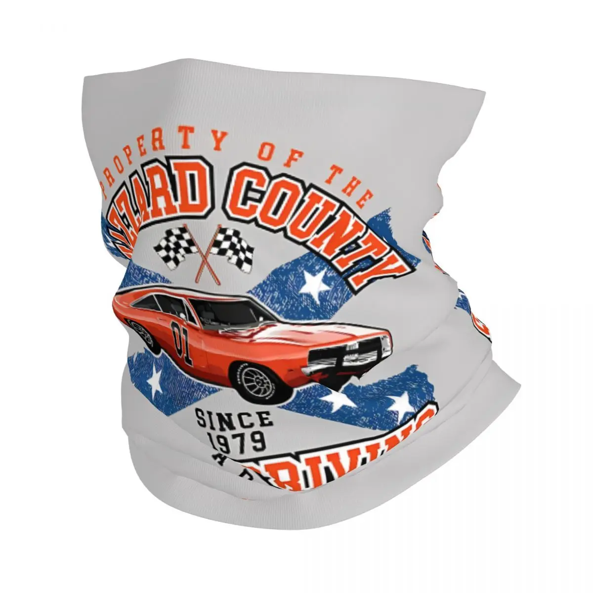 Hazzard County Stunt Driving Academy Scarf Neckerchief Neck Face Mask Polyester