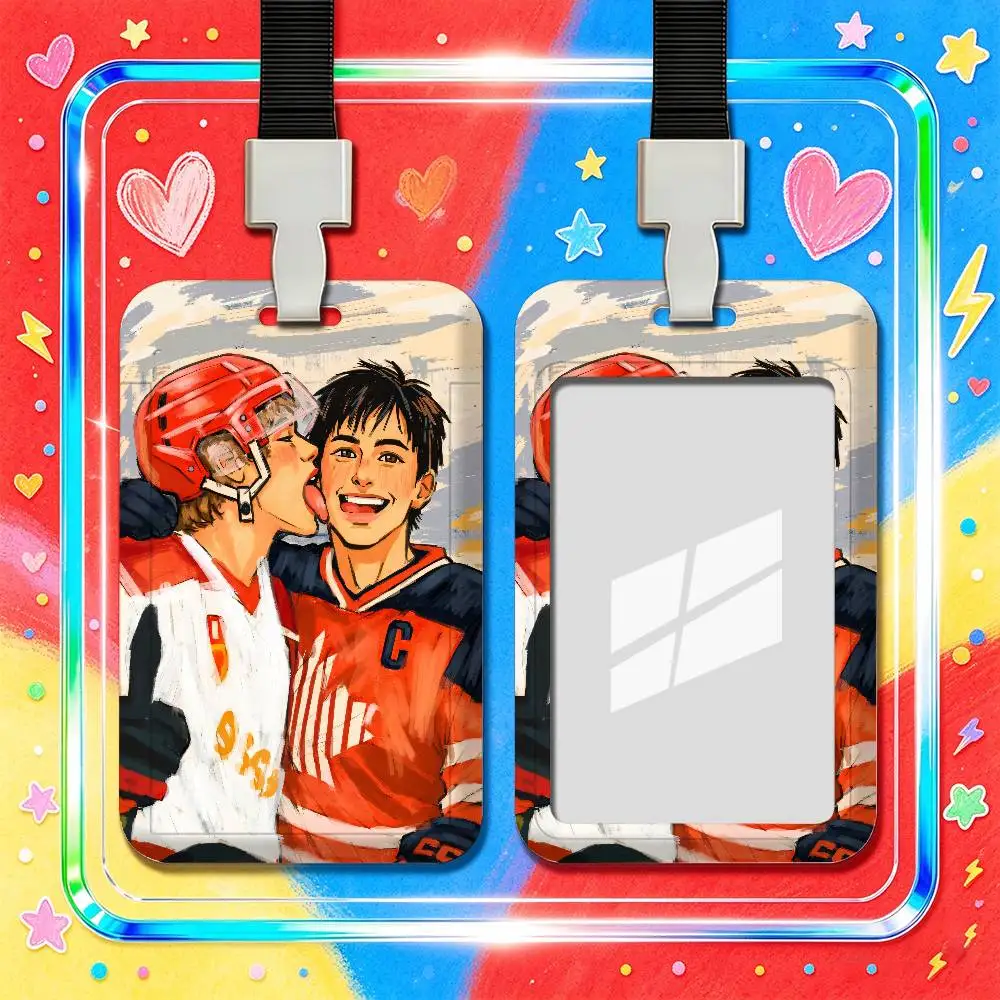 For Heated Rivalry Employee ID Card Holder Badge Office Student Bank Work Credit Decoration Case