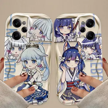 Pouzdro Genshin Impact Ganyu Wave pro Xiaomi Redmi Note 14 13 12 12C 11 Pro Plus 5G 12S 11S 10S Redmi 14C 13C 12 4G A3 A3X 8 nejlepší prodej Pouzdro pro Xiaomi Redmi Note Genshin - №1