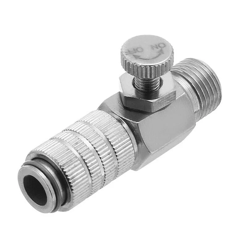 1/8" Airbrush Fitting Airbrush Quick Release Coupling Disconnect Adapter 1/8 Plug Adapter Connecter Fitting Air Hose