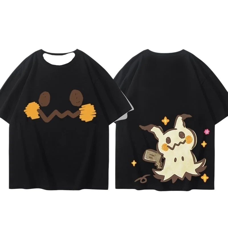 Bandai 2026 New Anime Printed T-shirt Summer Neutral Loose Casual Versatile Short Sleeved Top Sports Quick Drying