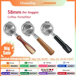 58MM Coffee Bottomless Portafilter For GAGGIA Classic Pro Naked Filter Basket Espresso Machine Accessories Maker Barista Tools