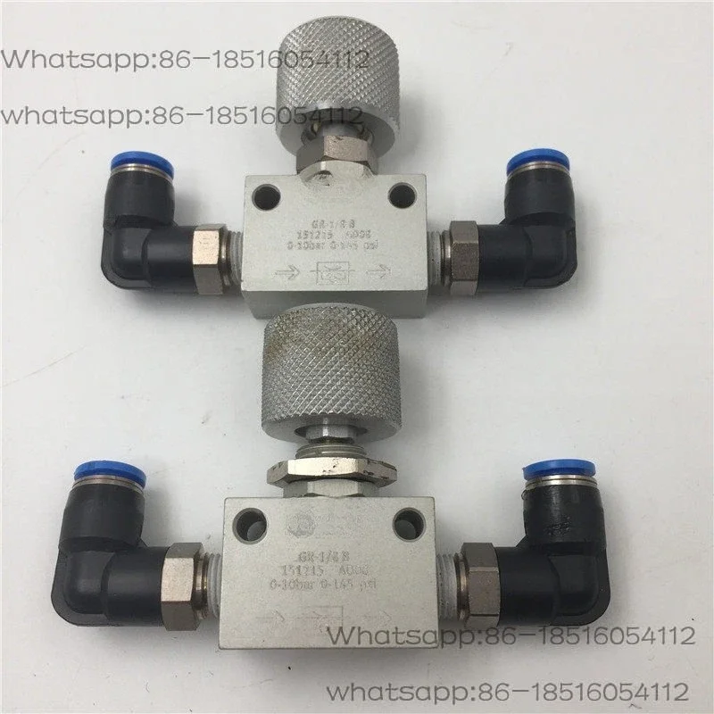 One-way throttle valve GR-1/8-B 151215 physical picture, disassembly parts