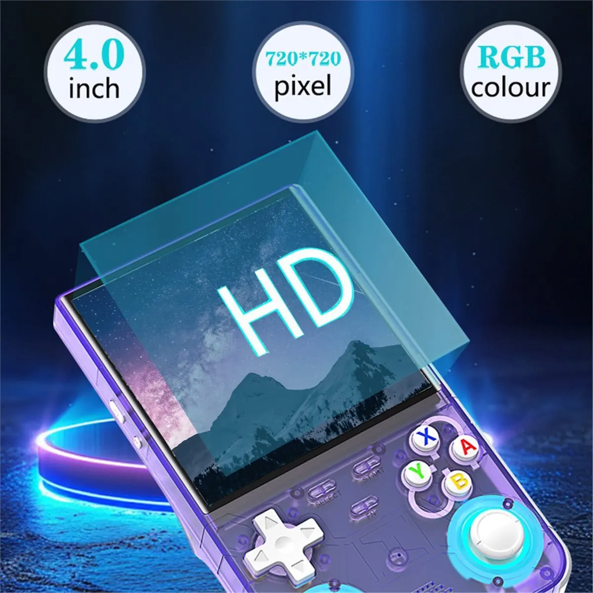 

Портативная игровая консоль R36 Ultra Retro, 4,0-дюймовая система Linux с открытым исходным кодом, 64 ГБ, портативный видеоплеер, портативная игра C