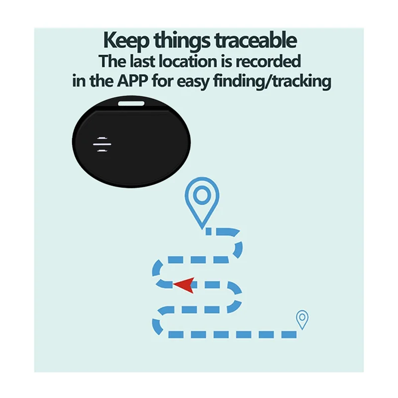 【Must-Haves】Bluetooth GPS Tracker For Samsung Smartthings Positioning Finder Smart Anti-Lost Alarm, Reminder, Positioning Device