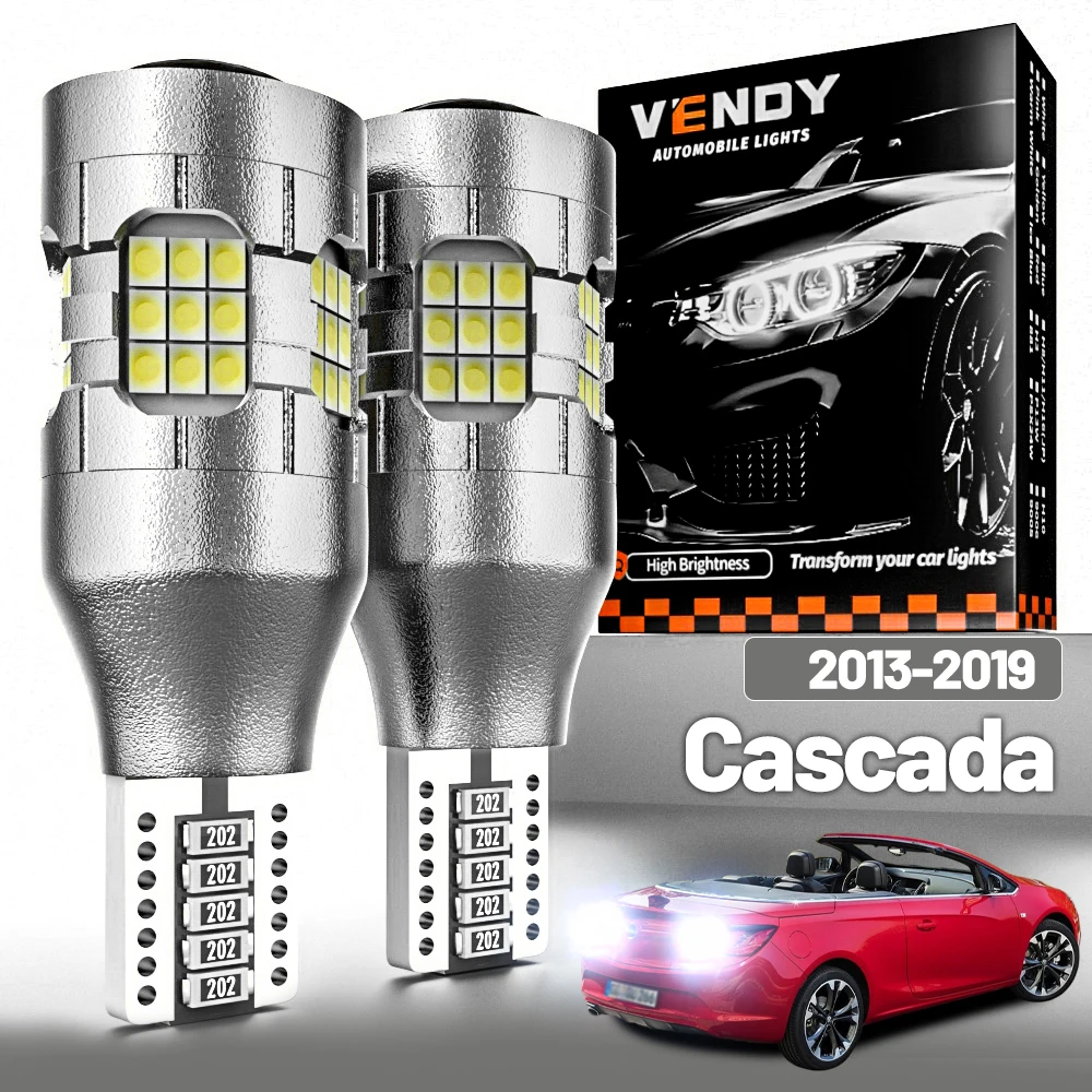 2 stücke LED Reverse Licht Für Opel Cascada 2013-2019 Backup Lampe 2014 2015 2016 2017 2018 Canbus zubehör