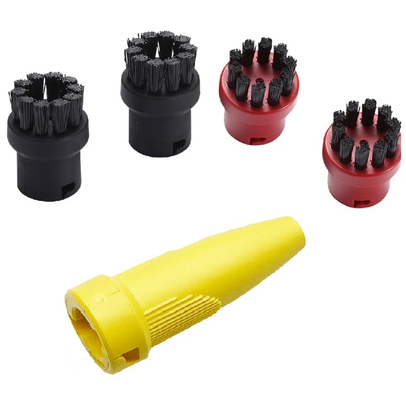 Round Brush For KARCHER SC1 SC2 SC3 SC4 SC5 CTK10 SG4/4 Etc SC Series Steam Cleaner Parts Replacement Nozzle