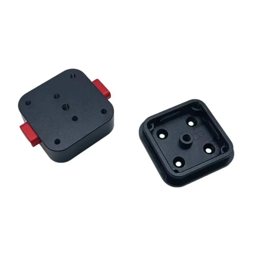 1pc Drone Searchlight Camera Equipment Quick Release Mounting Plate,Aluminum Base for DSLR Gopro Sports Camera Black