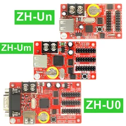 ZH-Un ZH-Um ZH-U0 USB / U-disk Led Controler P10 Monochromatic Screen Panel Module Support Electronic Board Display Control Card