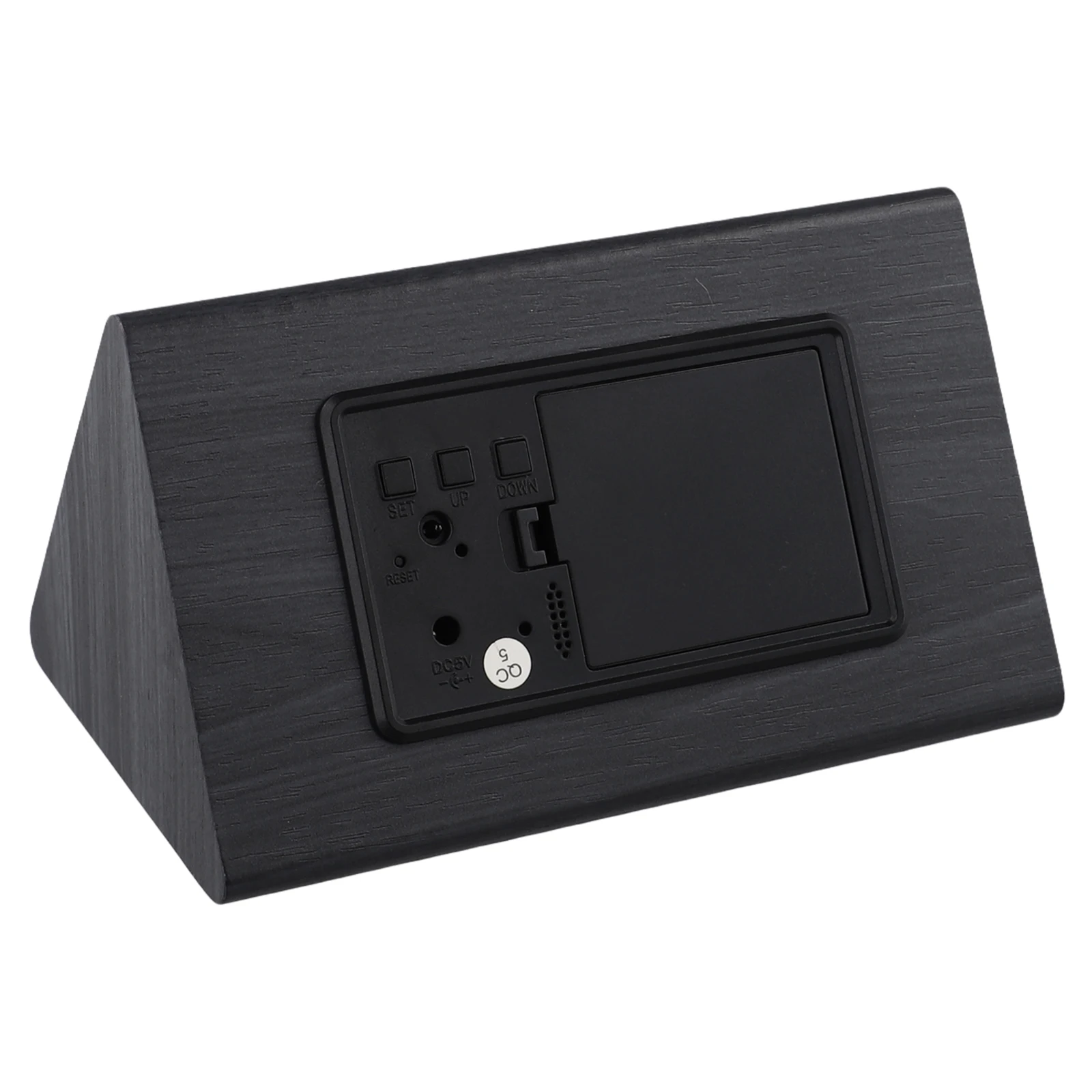 Decoration Alarm Clock 15*9*8cm Bedroom Desk Digital 12H/24H LED PVC Temperature Mode Timmer Triangle Practical