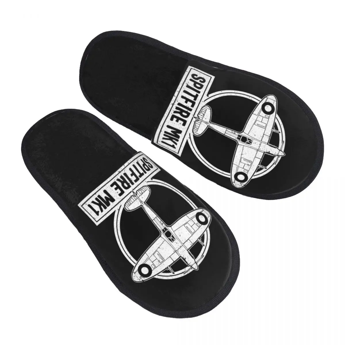 

Пользовательские Spitfire Mk.1 RAF, британские удобные тапочки времен Второй мировой войны с эффектом памяти, женские тапочки для пилота Supermarine Fighter Plane