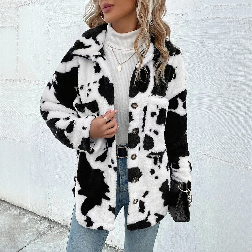 

Женская шикарная элегантная однобортная куртка контрастного цвета, осенне-зимняя повседневная одежда с длинными рукавами и высоким воротом и карманами