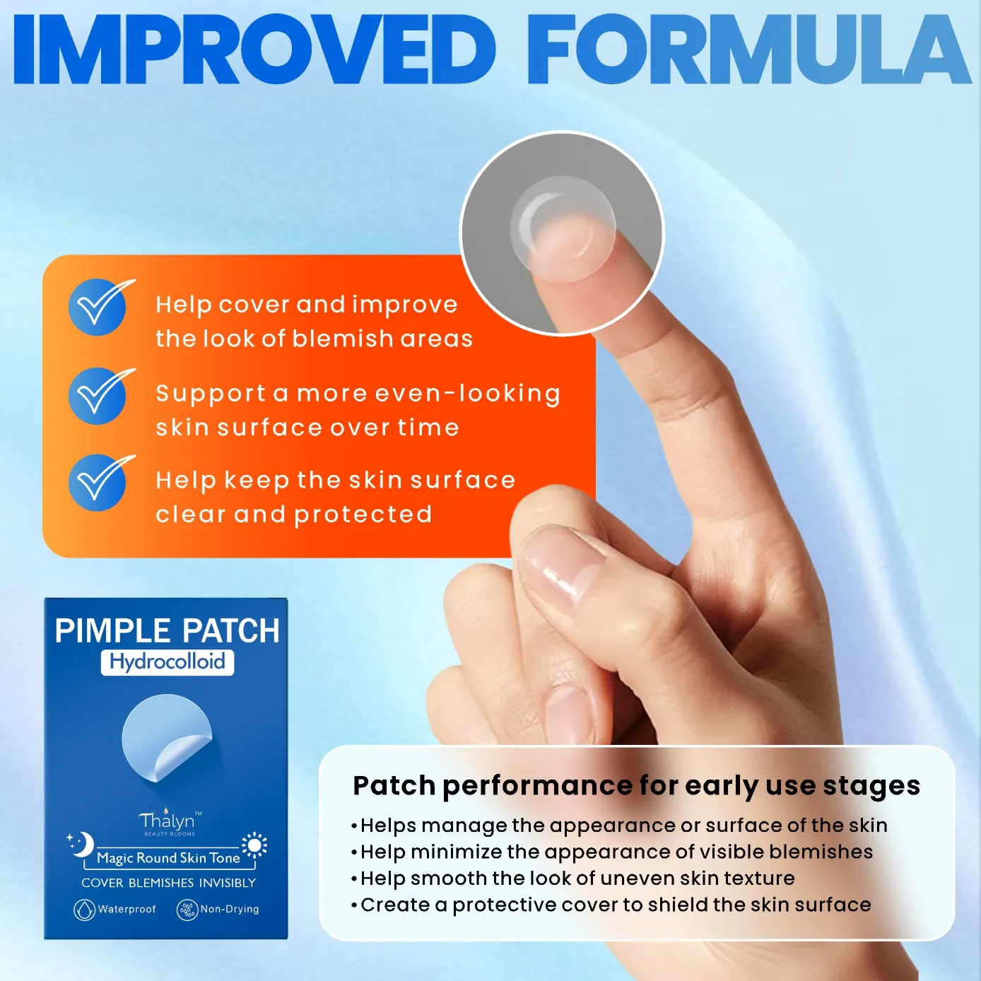 New & Improved 360PCS Clear Round Blemish Patches – Fresh Design, Packaging & Formula for Flawless Makeup & Clear Skin image 5
