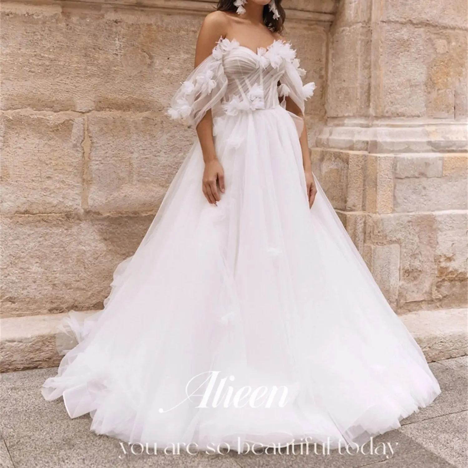 

Aileen Sweetheart A-line Wedding Dress Elegant Party Dresses Woman Evening Prom Sharon Happy Graduation 2024 Womens Luxury Gown