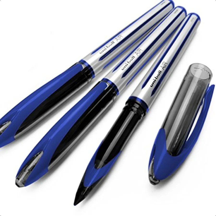 

AIR 0.7mm Medium Rollerball Pack of 3 Blue UBA188L