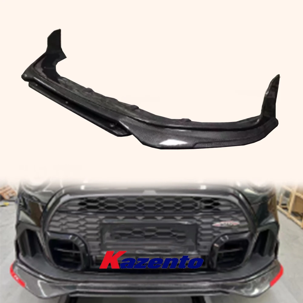 For  Mini Cooper F56 JCW Carbon Fiber GC2 Style Front Bumper Under Diffuser Lip