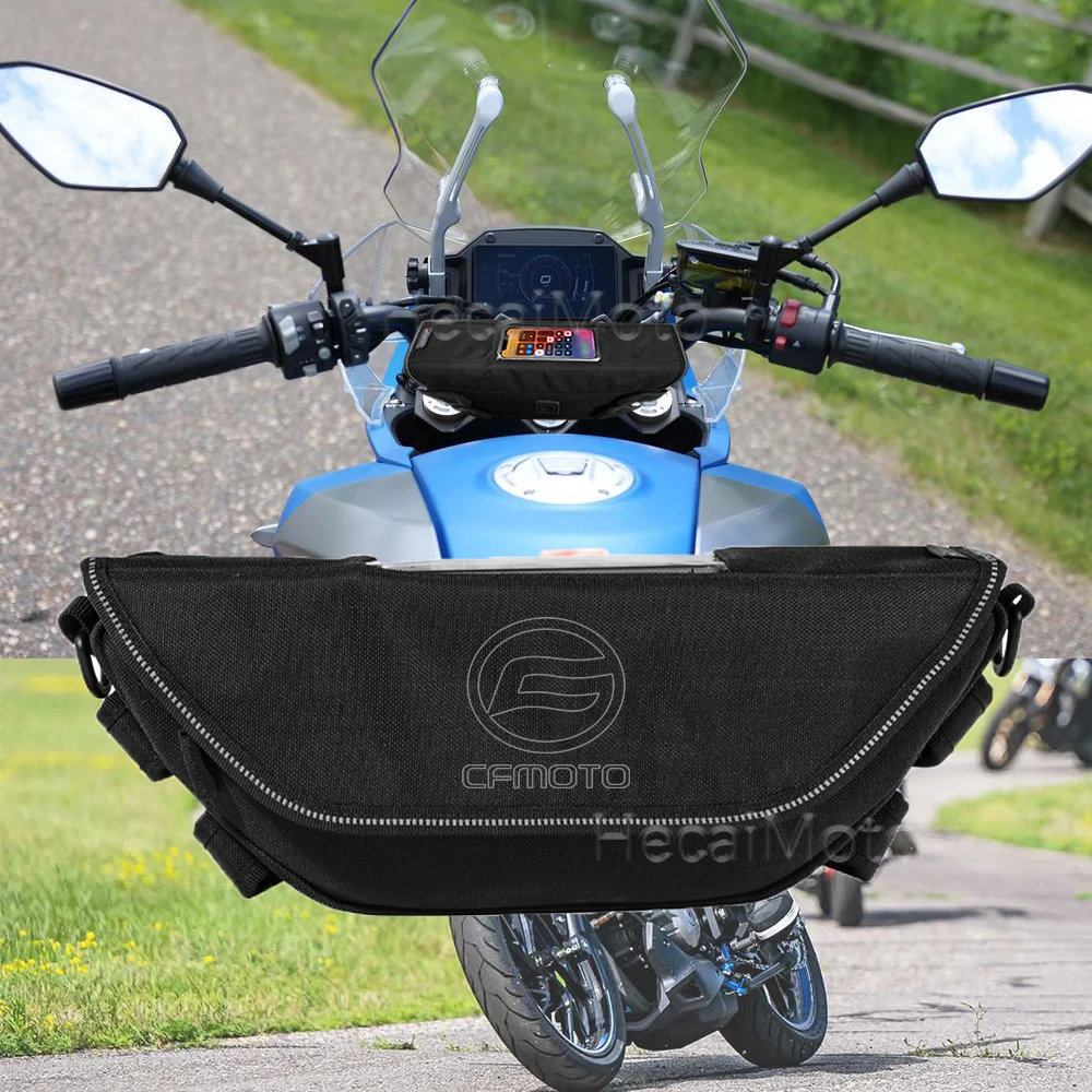 For CFMOTO 700CL-X 650NK 650GT 300NK 800MT 800T Motorcycle accessory Waterproof And Dustproof Handlebar Storage Bag navigation